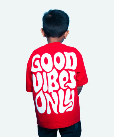 "Good Vibes Only" (Red) Boys