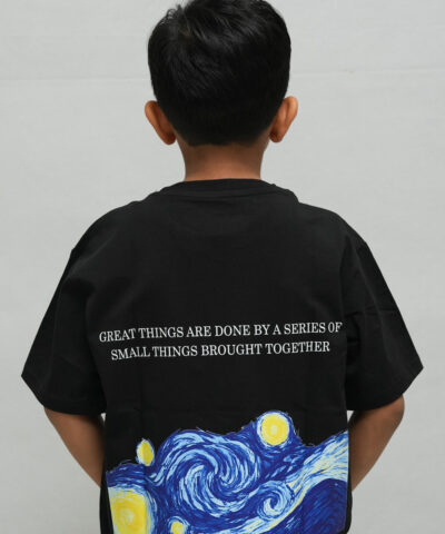 "The Starry Night,Van Gogh" (Black) Boys