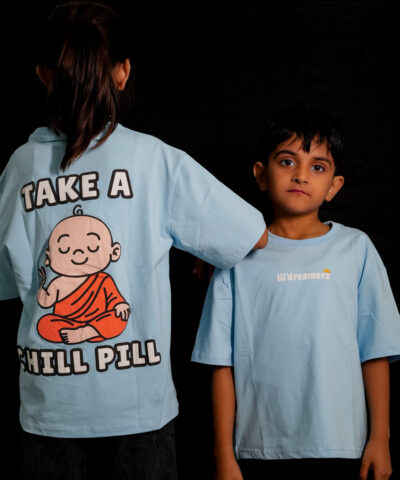 "Take A Chill Pill" (Blue) Girls