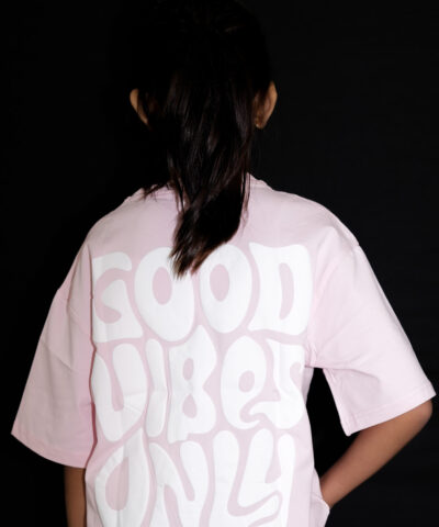 "Good Vibes Only" (Pink) Girls