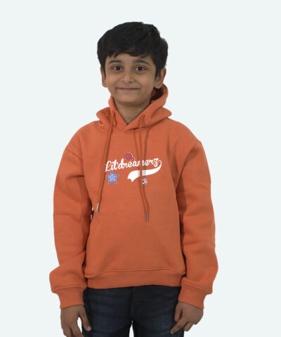 "Baseball Lil'Dreamerz Orange Hoodie" Boys