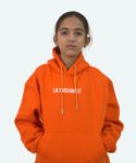 "Neon Orange Gamer Hoodie" Girls