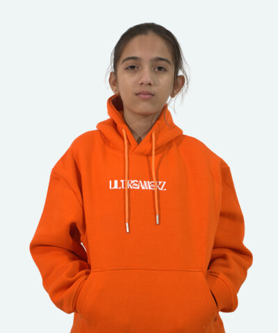 "Neon Orange Gamer Hoodie" Girls