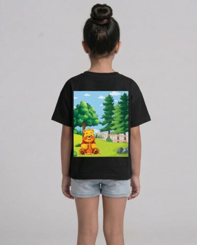 "Winnie The Poo" (Black) Girls 10-11 Y