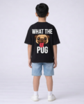 "What The Pug" (Black) Boys 10-11 Y