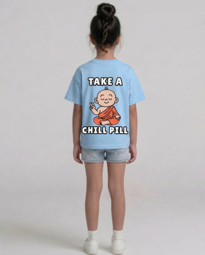 "Take A Chill Pill" (Blue) Girls 10-11 Y