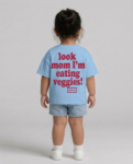 "Mom I Am Eating Veggies" (Blue) Girls