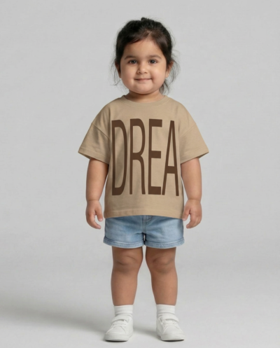 "Dreamerz" (Beige) Girls 2-3 Y