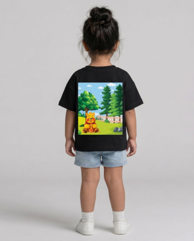 "Winnie The Poo" (Black) Girls 4-5 Y