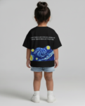 "The Starry Night, Van Gogh" (Black) Girls 4-5 Y
