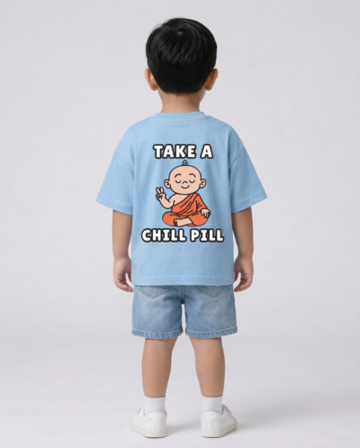 "Take A Chill Pill" (Blue) Boys 4-5 Y