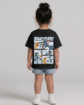"Tom & Jerry" (Black) Girls 4-5 Y