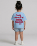 "Mom I Am Eating Veggies" (Blue) Girls 6-7 Y