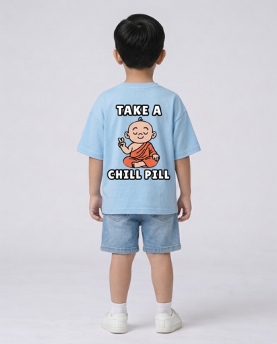 "Take A Chill Pill" (Blue) Boys 6-7 Y