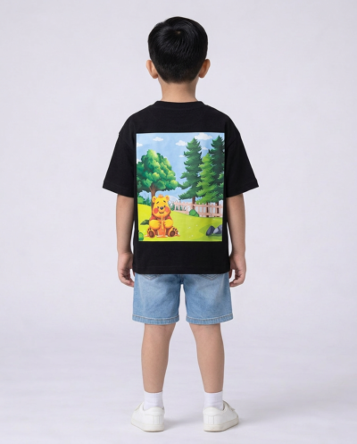 Winnie The Poo (Black) Boys 8-9 Y