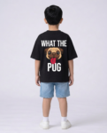 "What The Pug" (Black) Boys 8-9 Y