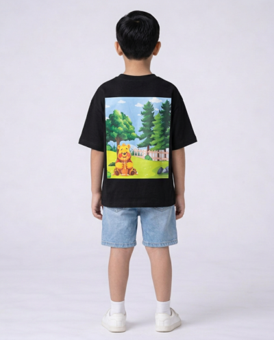 Winnie The Poo (Black) Boys 9-10 Y