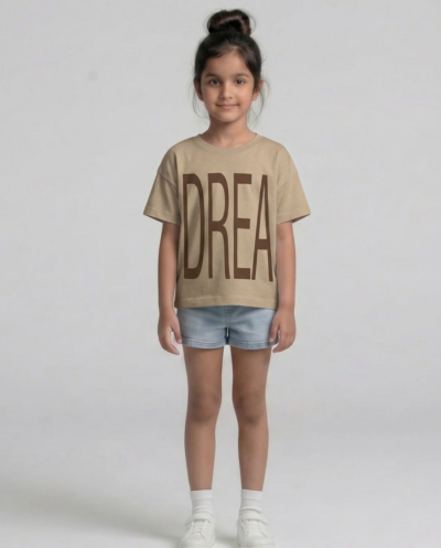 "Dreamerz" (Beige) Girls 9-10 Y