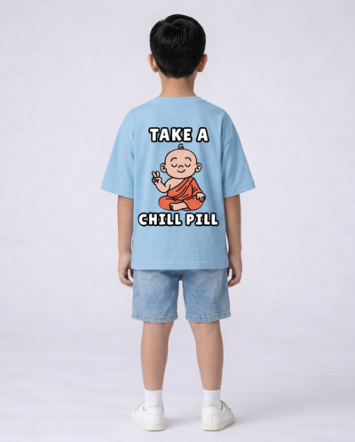 "Take A Chill Pill" (Blue) Boys 9-10 Y
