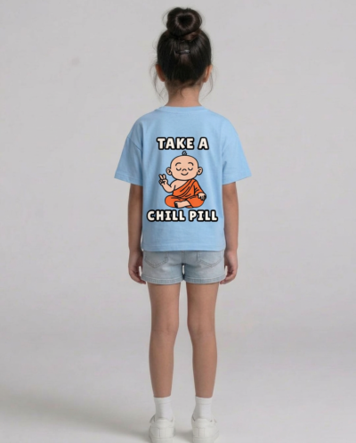 "Take A Chill Pill" (Blue) Girls 9-10 Y
