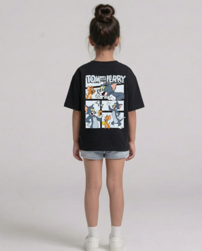 "Tom & Jerry" (Black) Girls 9-10 Y
