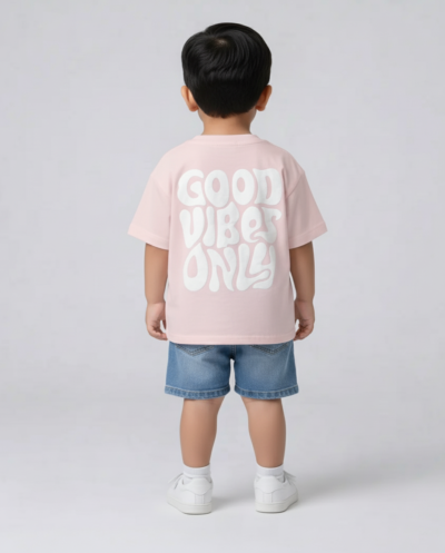 "Good Vibes Only" (Pink) Boys 2-3 Y