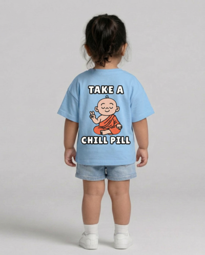 "Take A Chill Pill" (Blue) Girls 2-3 Y
